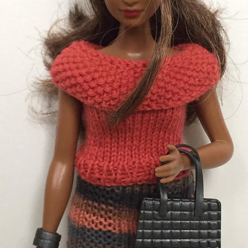 Curvy Barbie Cowl Sweater ALL Sizes