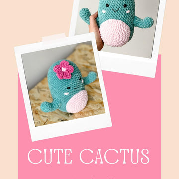 Cactus squishmallows plushie pattern
