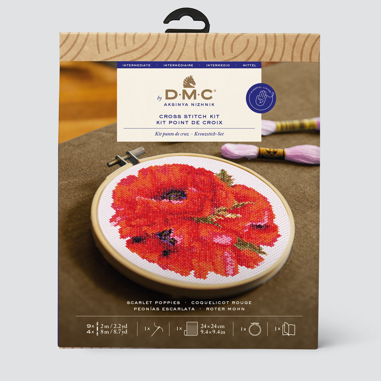 DMC Scarlet Poppies - Medium Kit