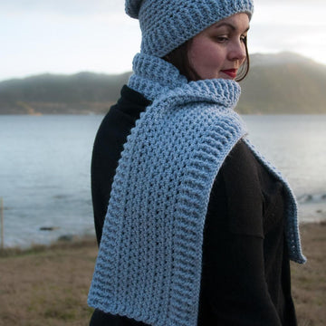 Winter Seashore Scarf