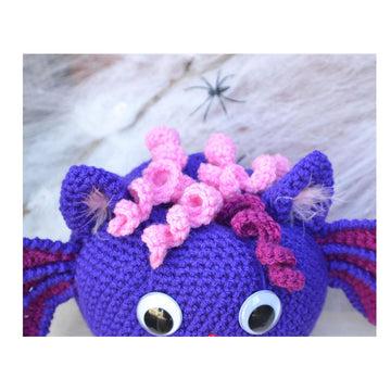 Vampire Bat. Pumpkin Amigurumi. Farmhouse Decor. Halloween Patterns