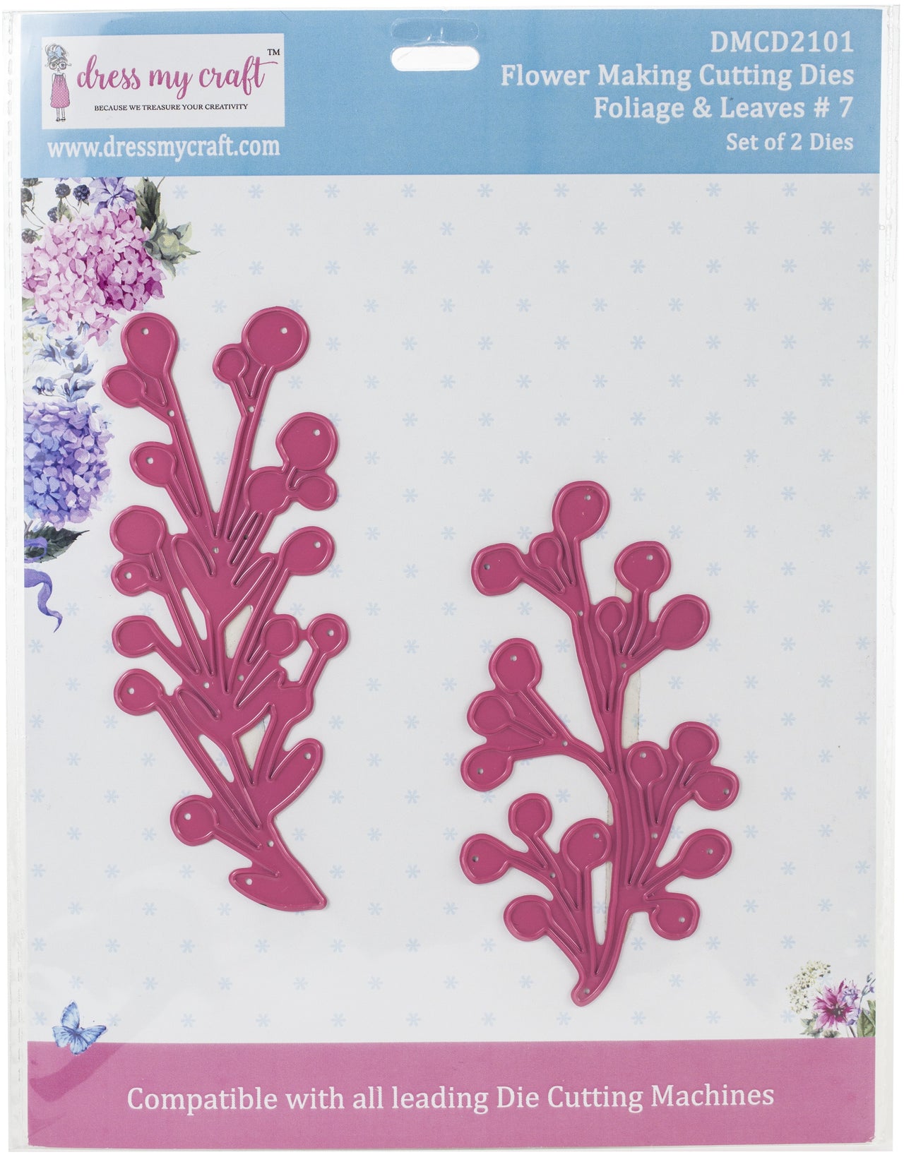 Dress My Craft Dies - Flower Making-Foliage & Leaves #7