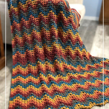 Granny Ripple Zigzag Blanket