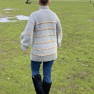 Colourful Braids Sweater