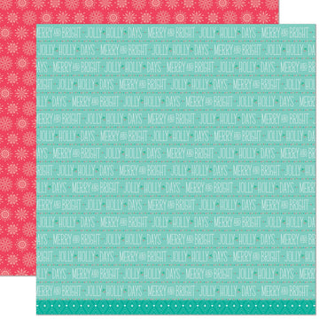 Lawn Fawn Snow Day Remix Double-Sided Cardstock 12"X12" - Beanie Remix