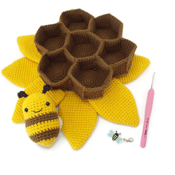 Beehive Flower Amigurumi