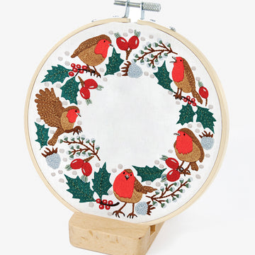 DMC Christmas Robins Embroidery Pattern - PAT1811 - Downloadable PDF