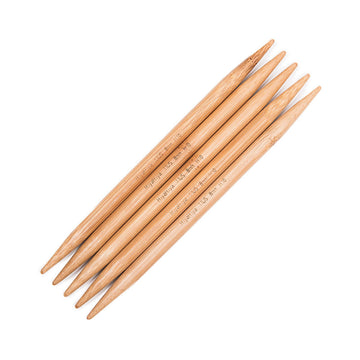 HiyaHiya Bamboo Double Pointed Needles 6" 15cm (Set of 5)