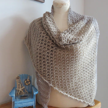 Pebble Beach Light Shawl