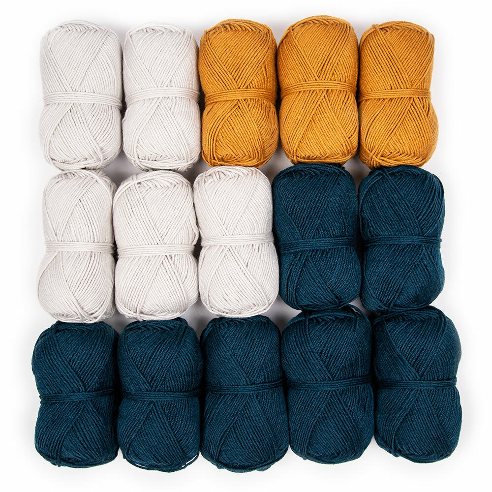 Debbie Bliss Baby Cashmerino B.Hooked Small Poncho 15 Ball Colour Pack