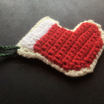 Christmas Sugar Cookie Stocking Ornament