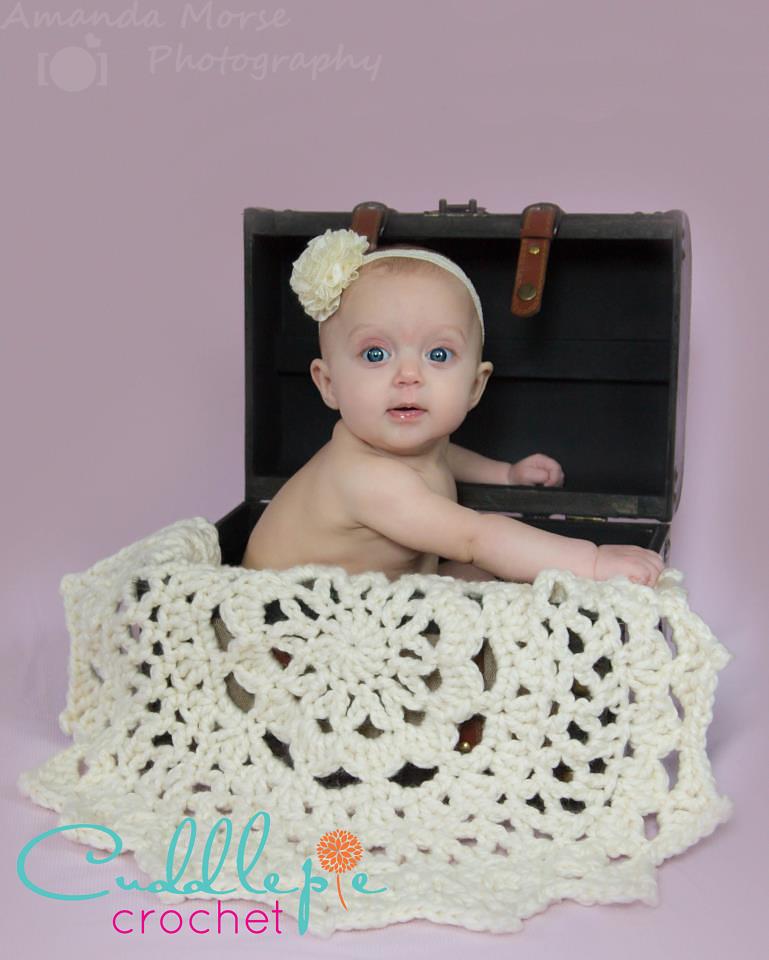 Doily Blanket Photo Prop