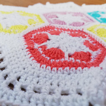 Granny squares blanket