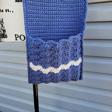 Wavy Shells Pocket Scarf