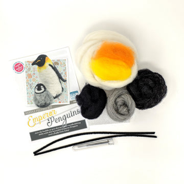 The Crafty Kit Company Emperor Penguins Needle Felting Kit - 20cm