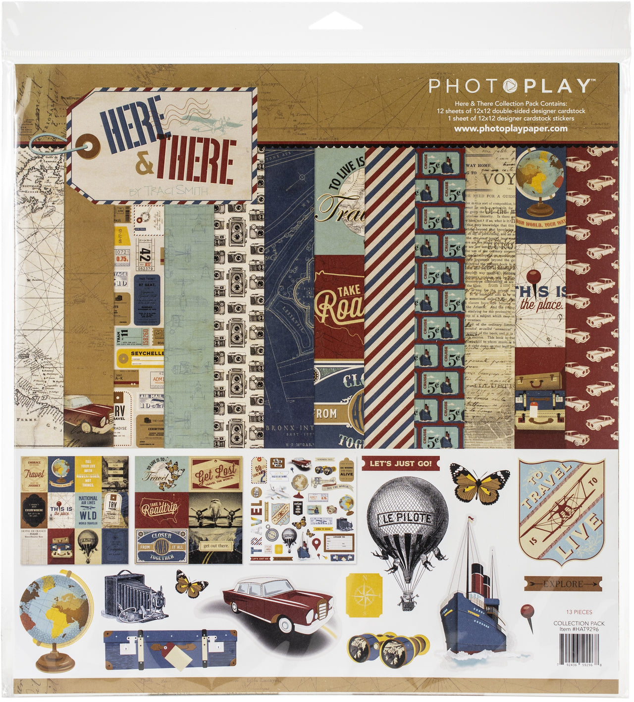 Photoplay Paper PhotoPlay Collection Pack 12"X12" - Here & There