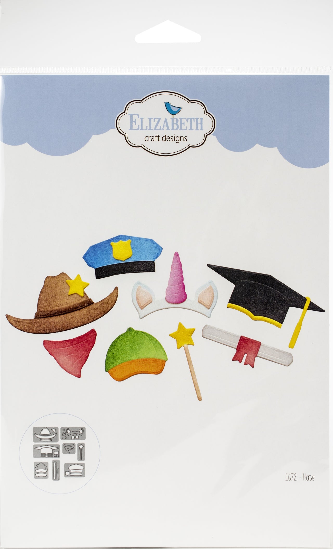 Elizabeth Craft Designs Elizabeth Craft Metal Die - Hats