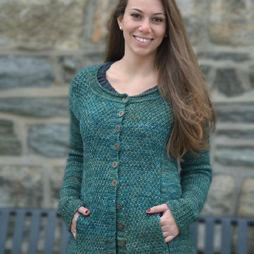 Gloucester Road Cardigan and Cowl
