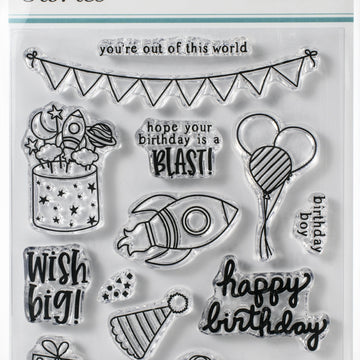Simple Stories Birthday Blast Photopolymer Clear Stamps - 619970
