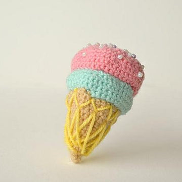 Ice Cream Crochet Pattern, Ice Cream Amigurumi, Food Crochet Pattern, Food Amigurumi