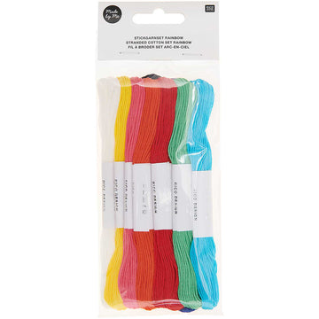 Rico Stranded Cotton Rainbow, 10 pieces