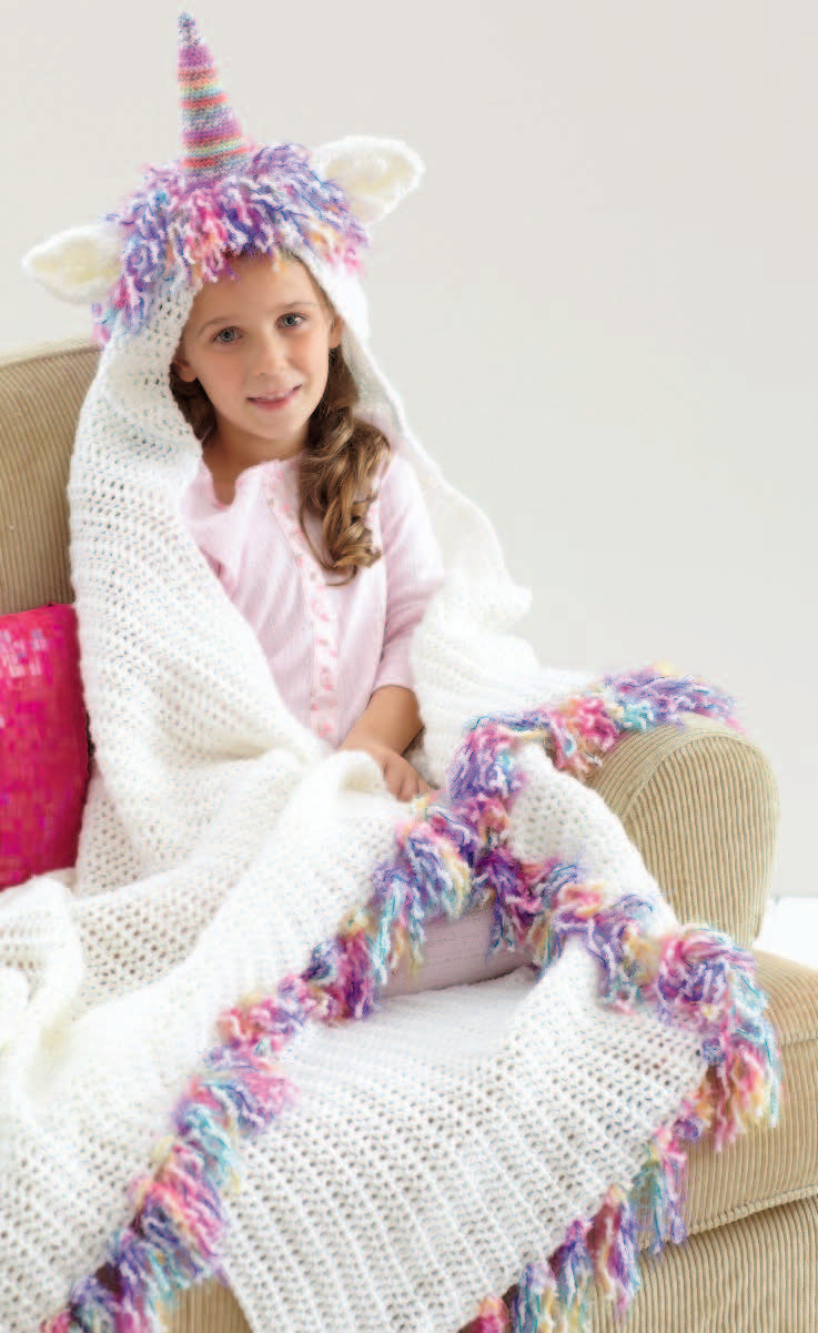 Unicorn Snugglers in Hayfield Bonus Aran, Sirdar Snuggly Baby Crofter DK & Wild - 8147 - Downloadable PDF