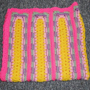 Bright and Busy Baby Blanket
