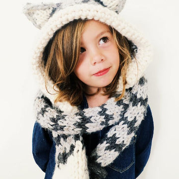 Tilly the Tabby Cat Hooded Scarf