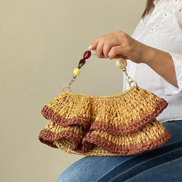 Raffia Toss Bag