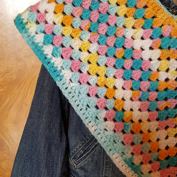 Unicorn granny poncho