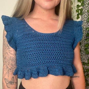 Ruffled Crop Top