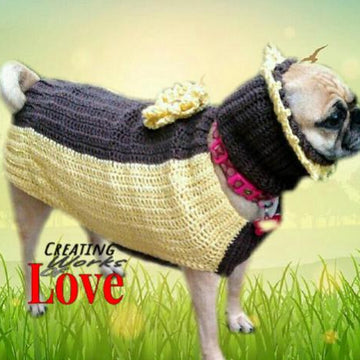 Sunflower Dog Sweater Costume