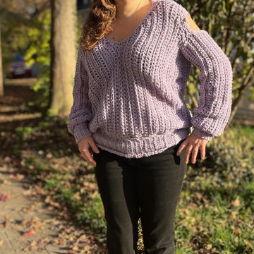 Sweater "Purple Rain"