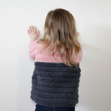 PDF06 Crochet Two Tone Sweater