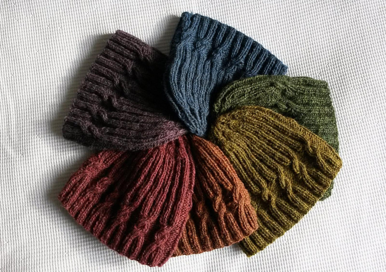 Small Spiral Cable Hat