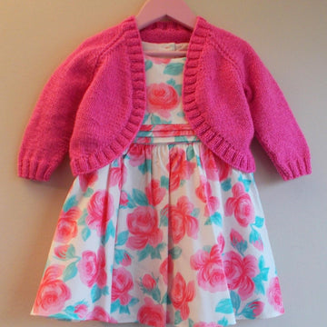 Pink Sparkle Girl's Bolero Jacket