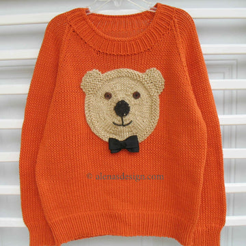 Bear Pom-Pom Pullover