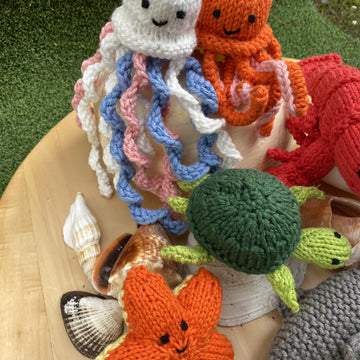 Sea creature full collection knitting pattern