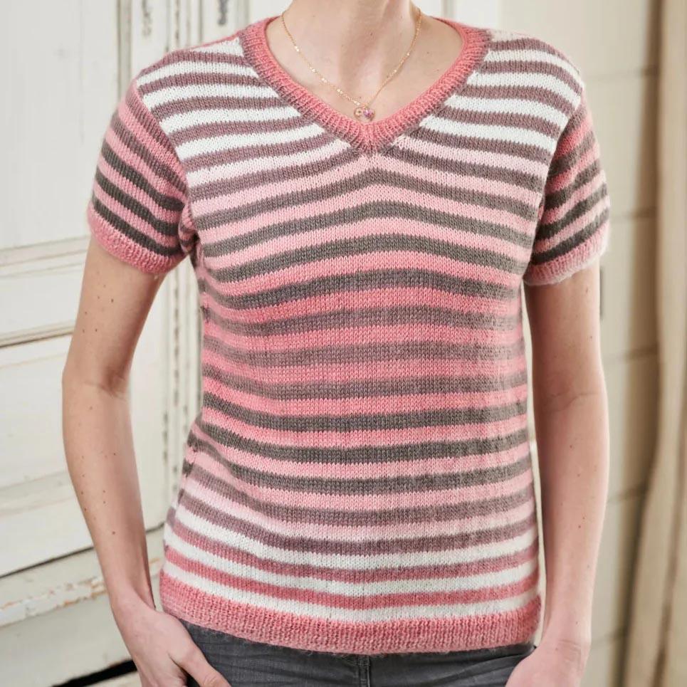 Candy Striped Jumper Pattern