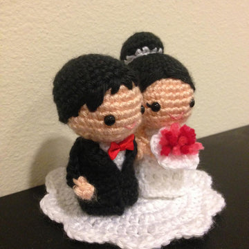 Wedding Dolls (Mini "Chibi" Bride & Groom Couple)