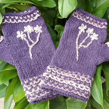 Blossom Fingerless Gloves