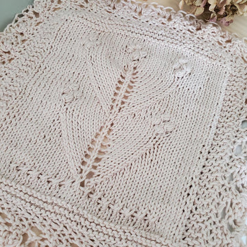 Yarrow Cotton Lace Face Cloth