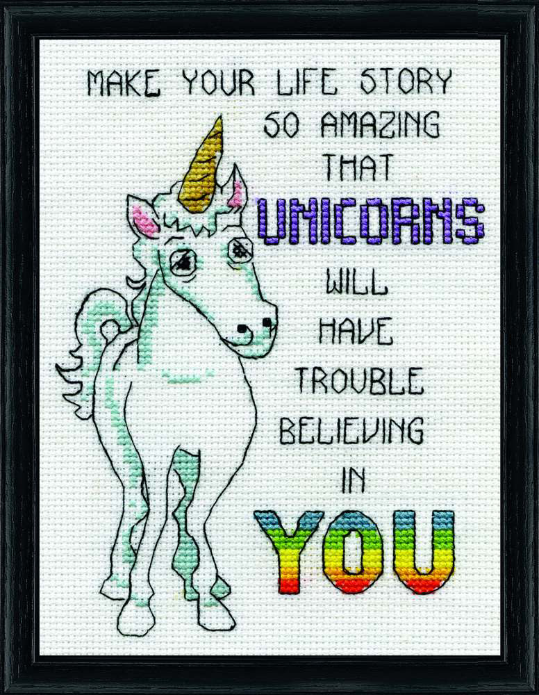 Design Works Unicorn Cross Stitch Kit