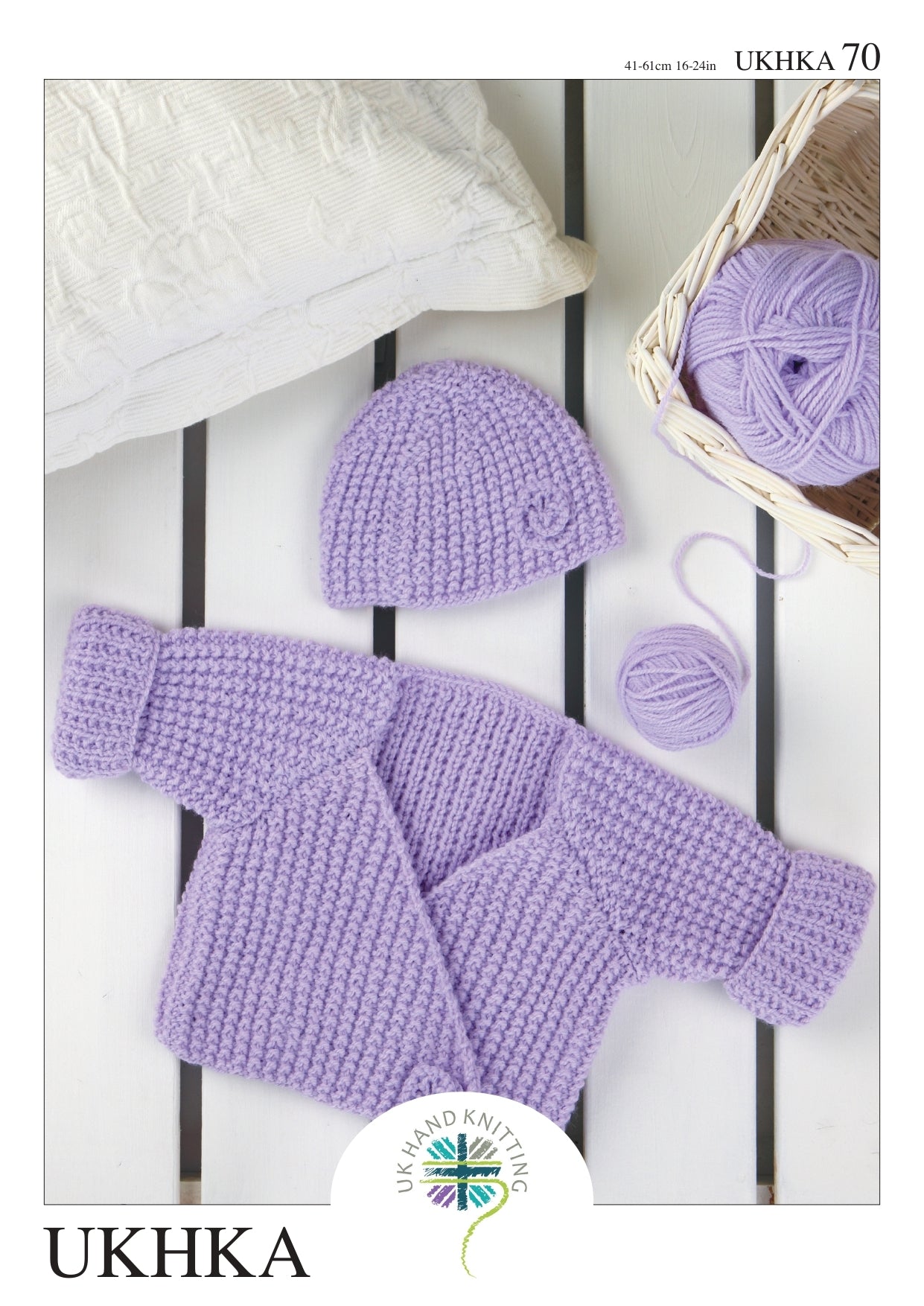 UKHKA 70 Wrap Cardigan and Hat - UKHKA70pdf - Downloadable PDF