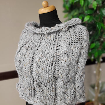 Twisted Cable Poncho