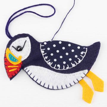 Pip the Puffin Felt Ornament
