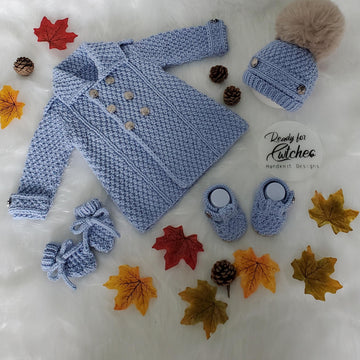 Dyn Bach (Little Man) Coat Set in DK