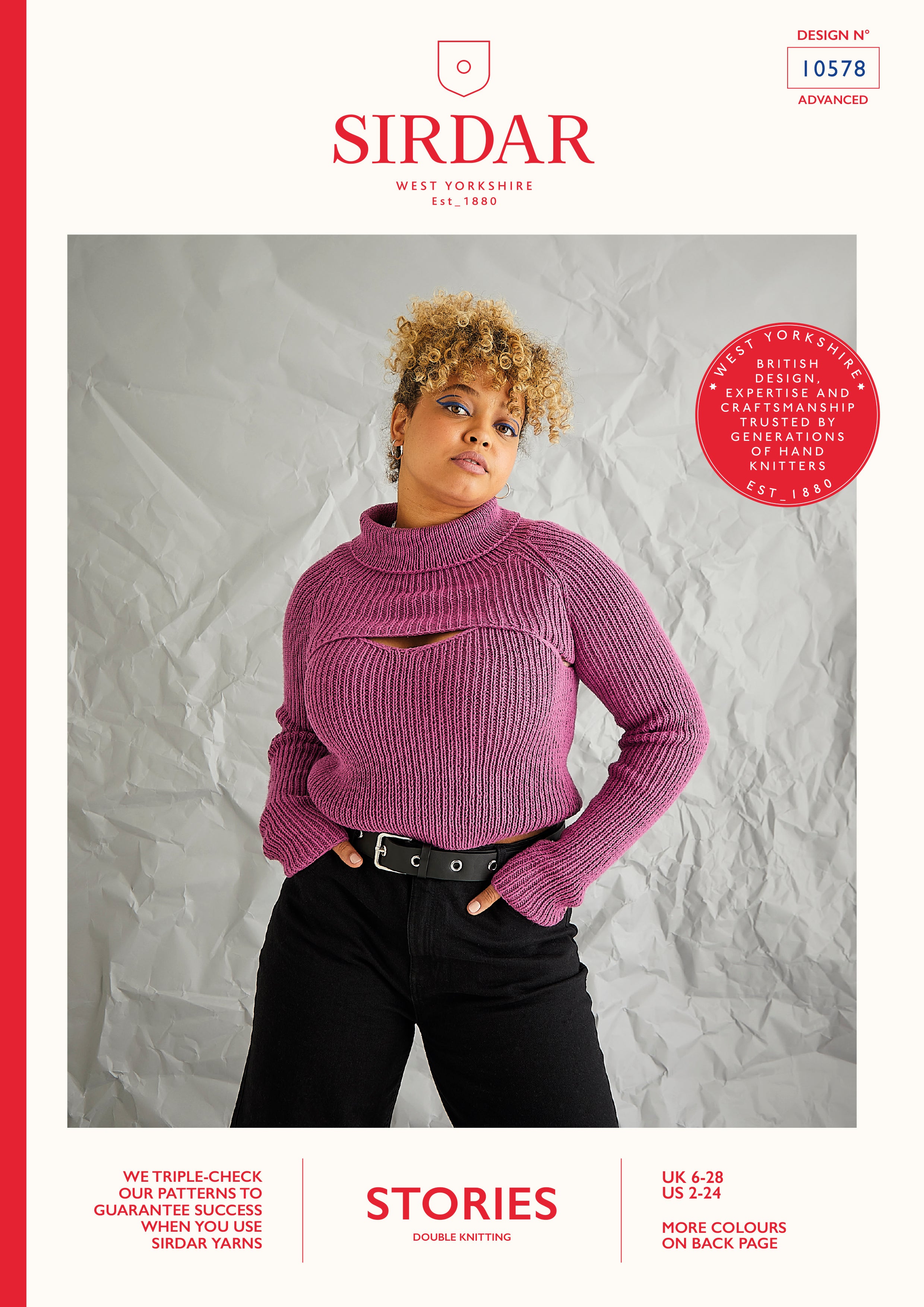 Top and Arm Warmers in Sirdar Stories DK - 10578 - Downloadable PDF