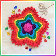 Star rainbow coaster by HueLaVive