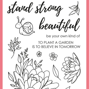 Uniquely Creative 4"X6" Clear Stamps - Stand Strong